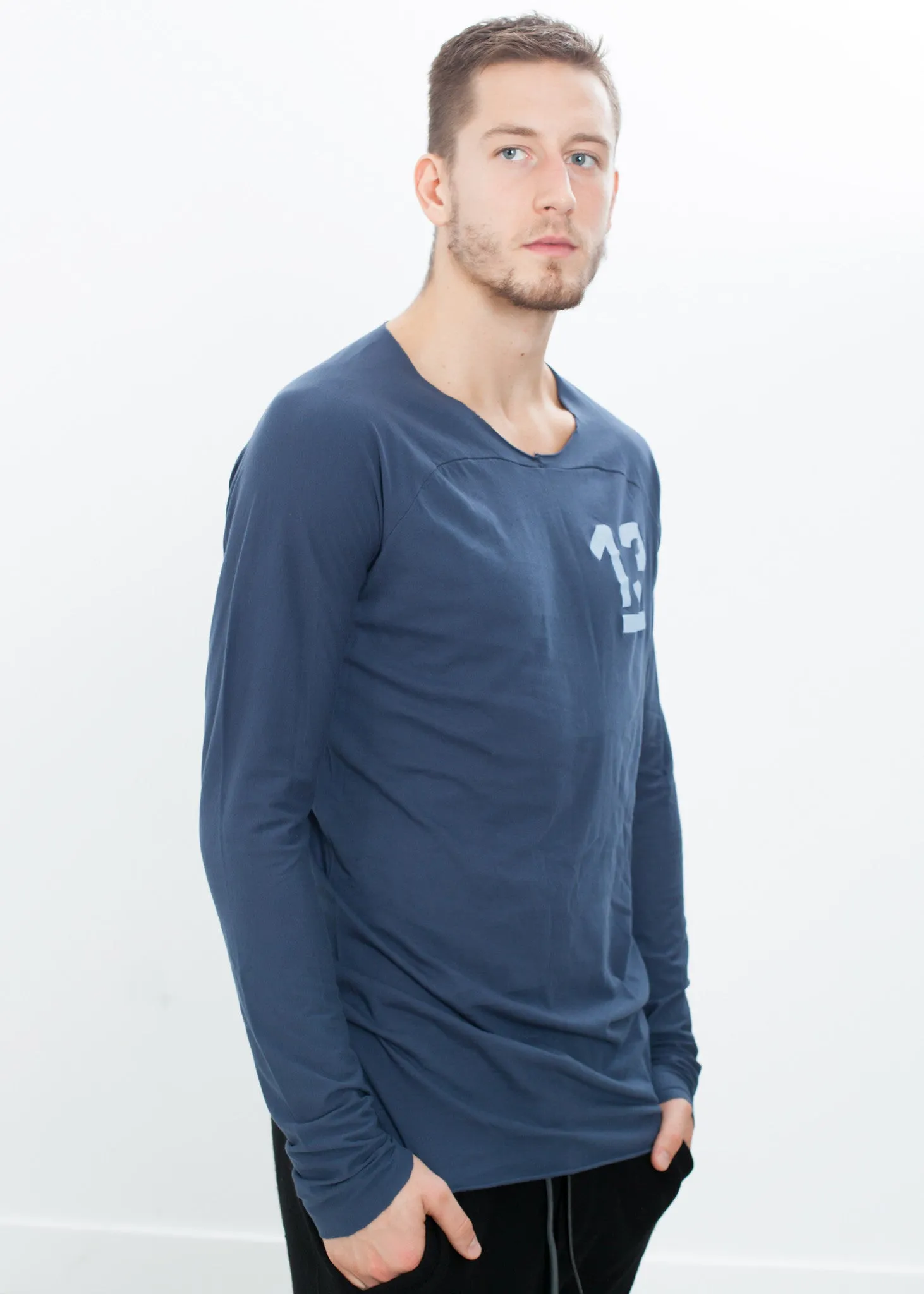 Antidote "13" Tee in Mood Indigo