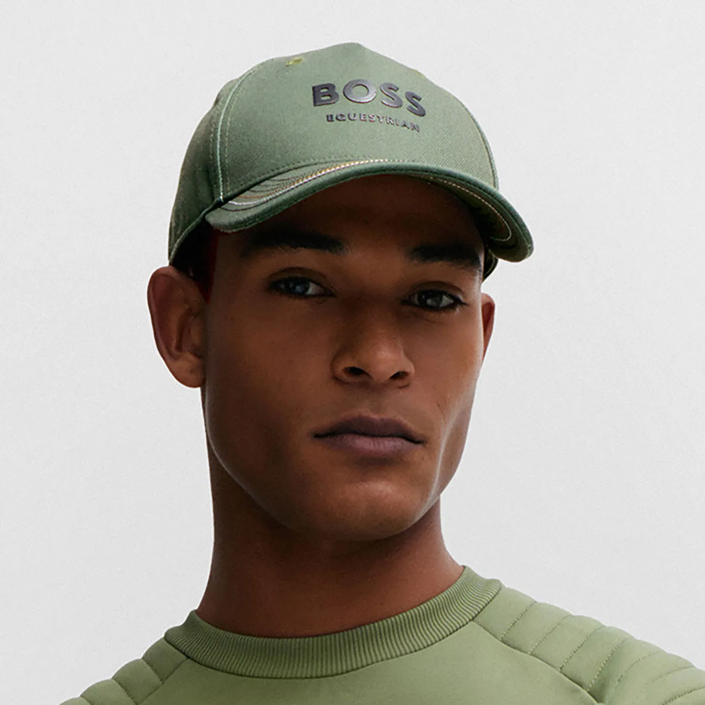 BOSS Equestrian Classic Cap - Olivine