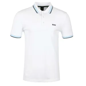 BOSS Paddy Polo Shirt in White