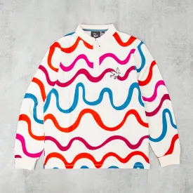 By Parra Soundwave Polo Shirt - Off White