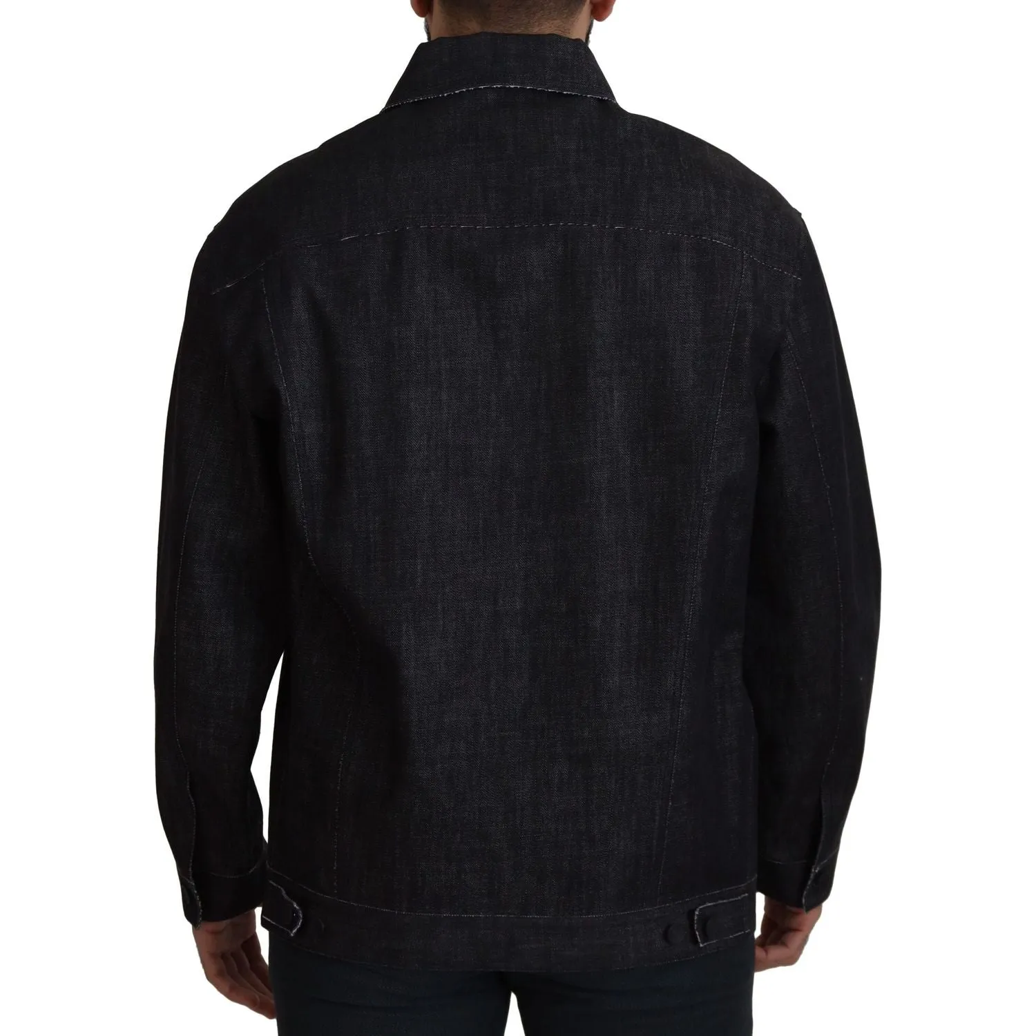 Dolce & Gabbana Elegant Black Denim Jacket