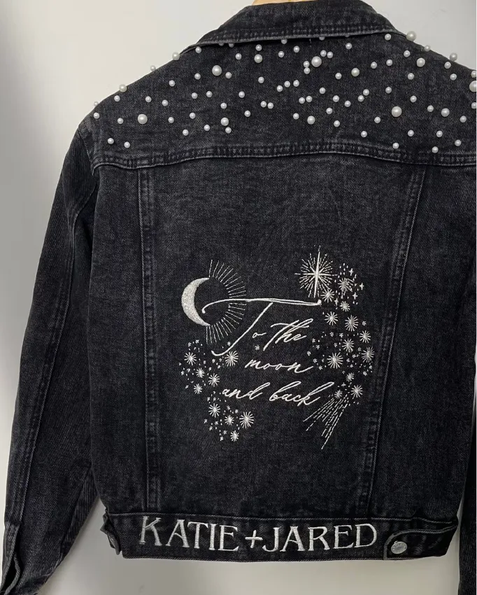 Heirloom Bridal To the Moon Denim Jacket