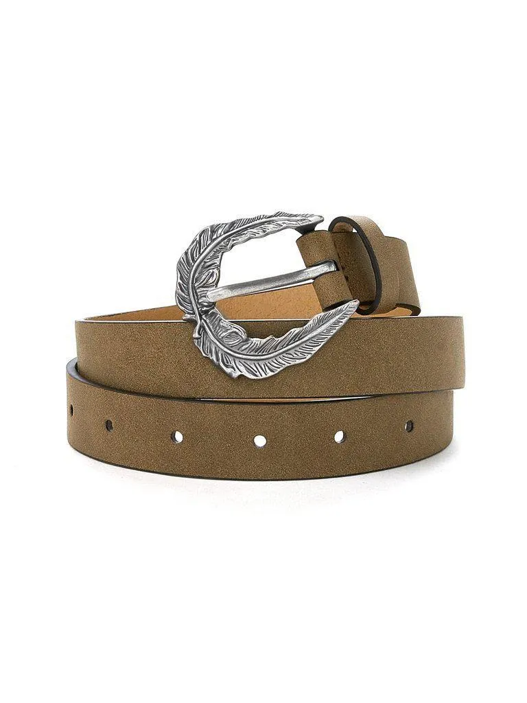 Leaf Design Buckle Belt