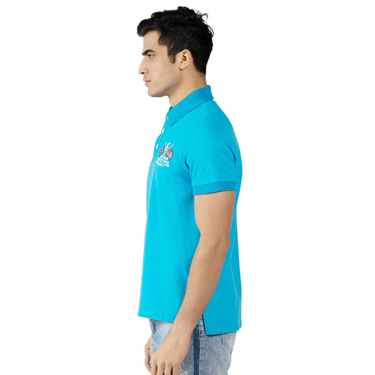 Mens Polo Shirt Top Short Sleeve Pure Cotton Pique Various colours