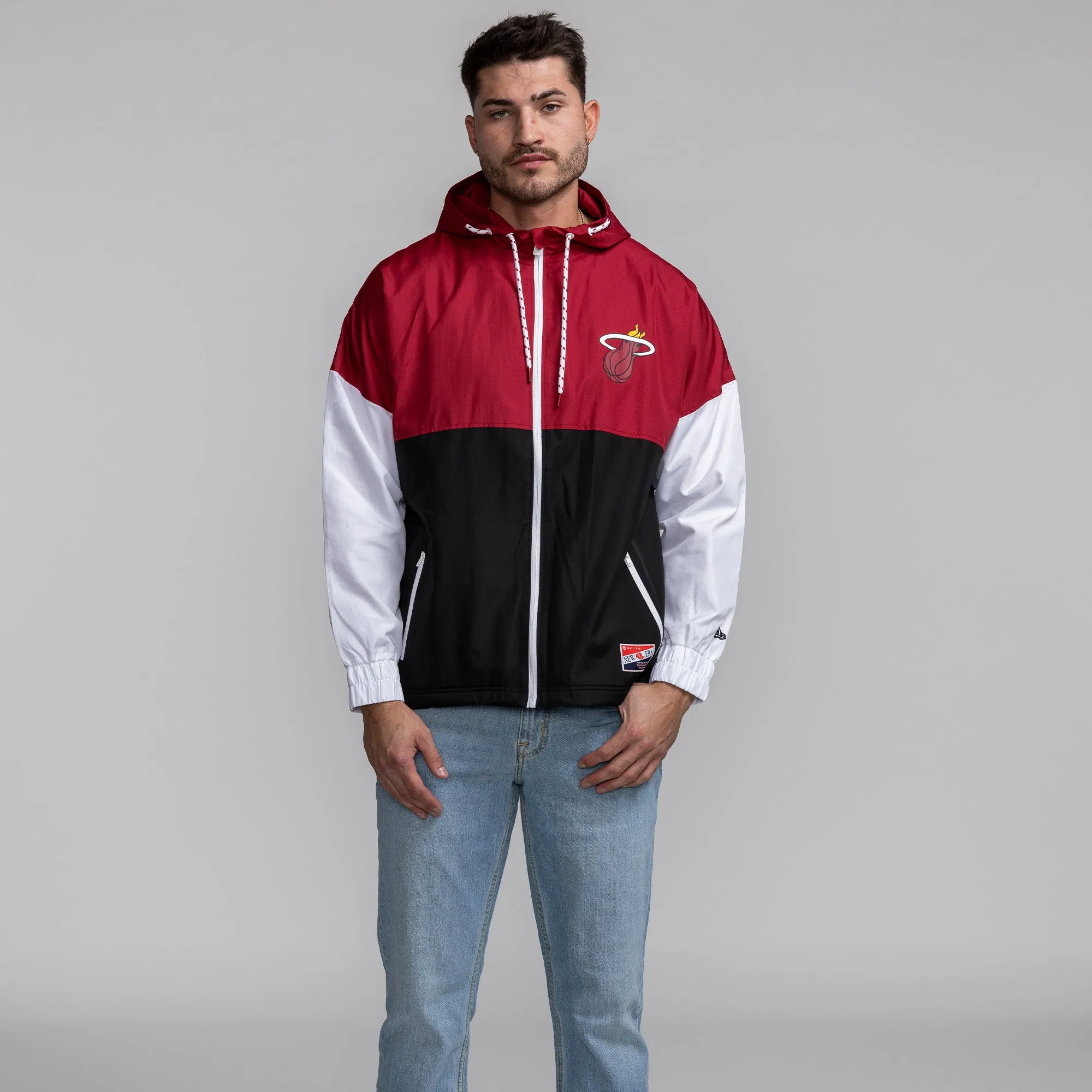 New Era Miami HEAT Colorblock Windbreaker