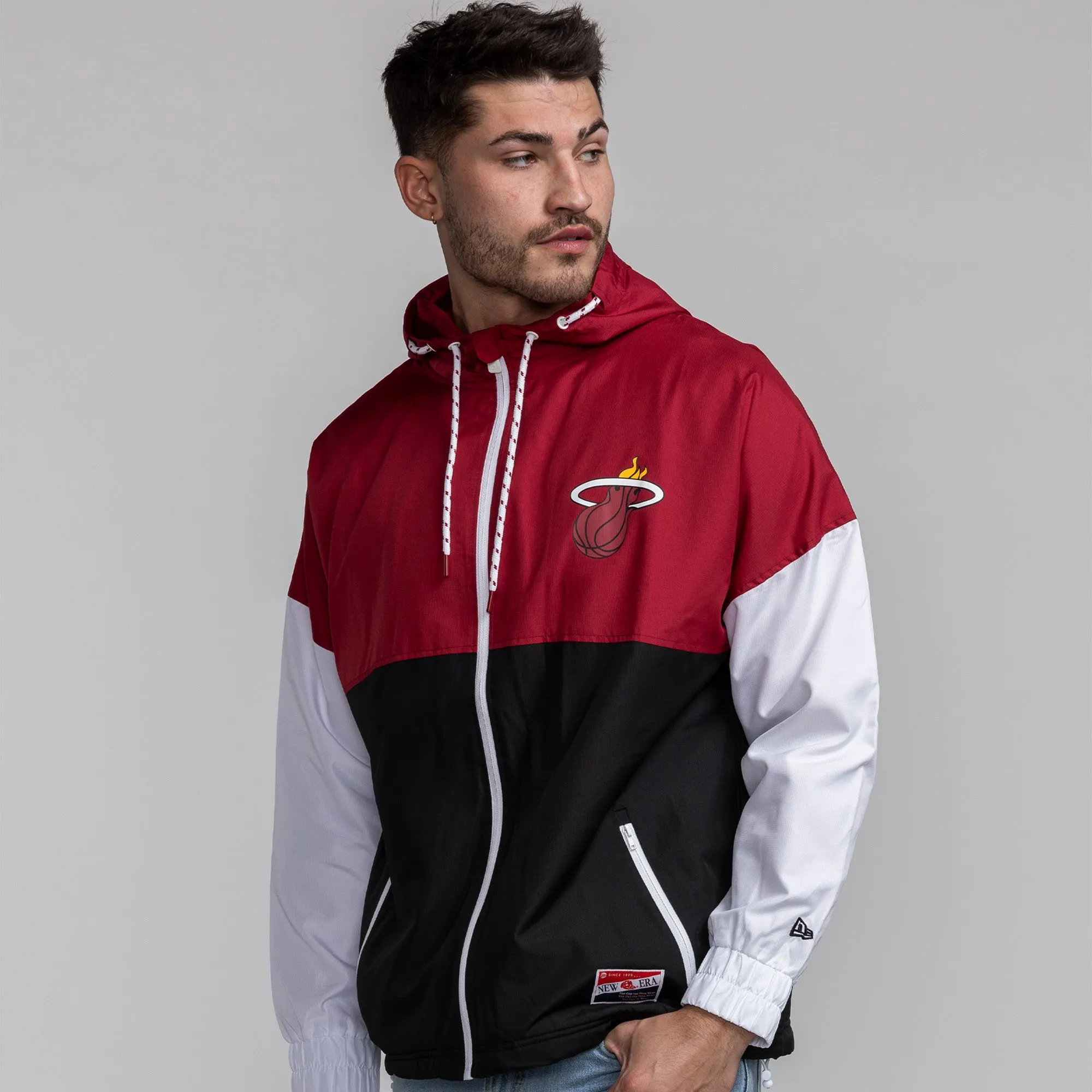 New Era Miami HEAT Colorblock Windbreaker