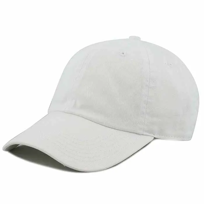 Newhattan 100% Cotton SHAPED Baseball Caps 1710