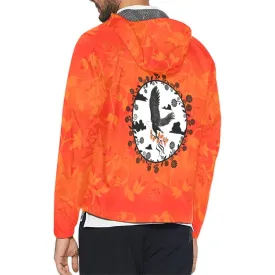 Orange Days Orange Carrying Their Prayers Unisex Windbreaker