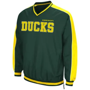 Oregon Ducks Colosseum Green "Attack Line" Long Sleeve V-Neck Windbreaker