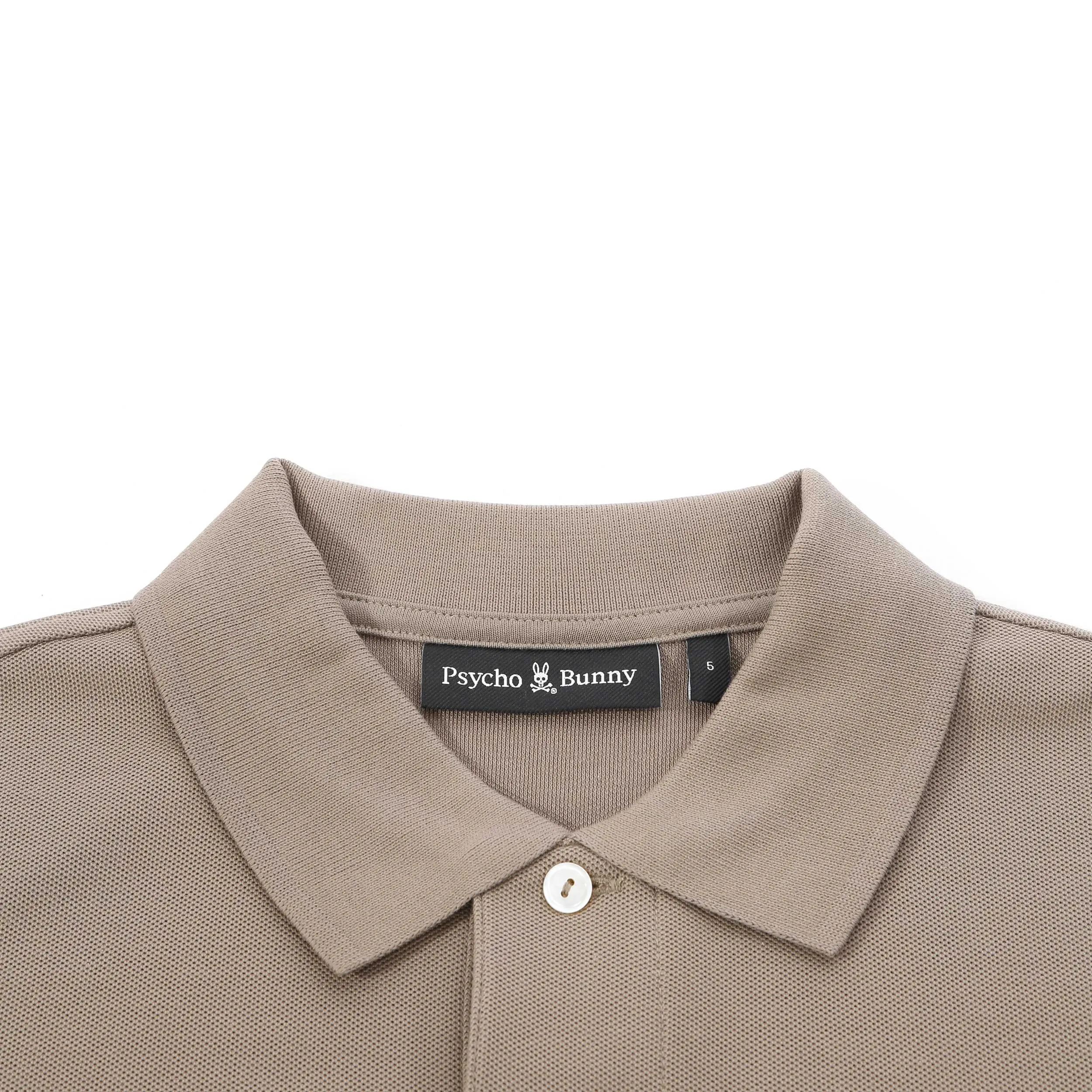 Psycho Bunny Classic Polo Shirt in Antique Taupe