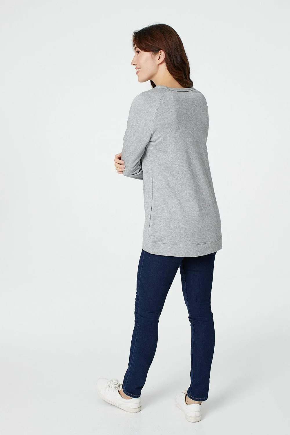 Queen of Hearts Relaxed Jumper