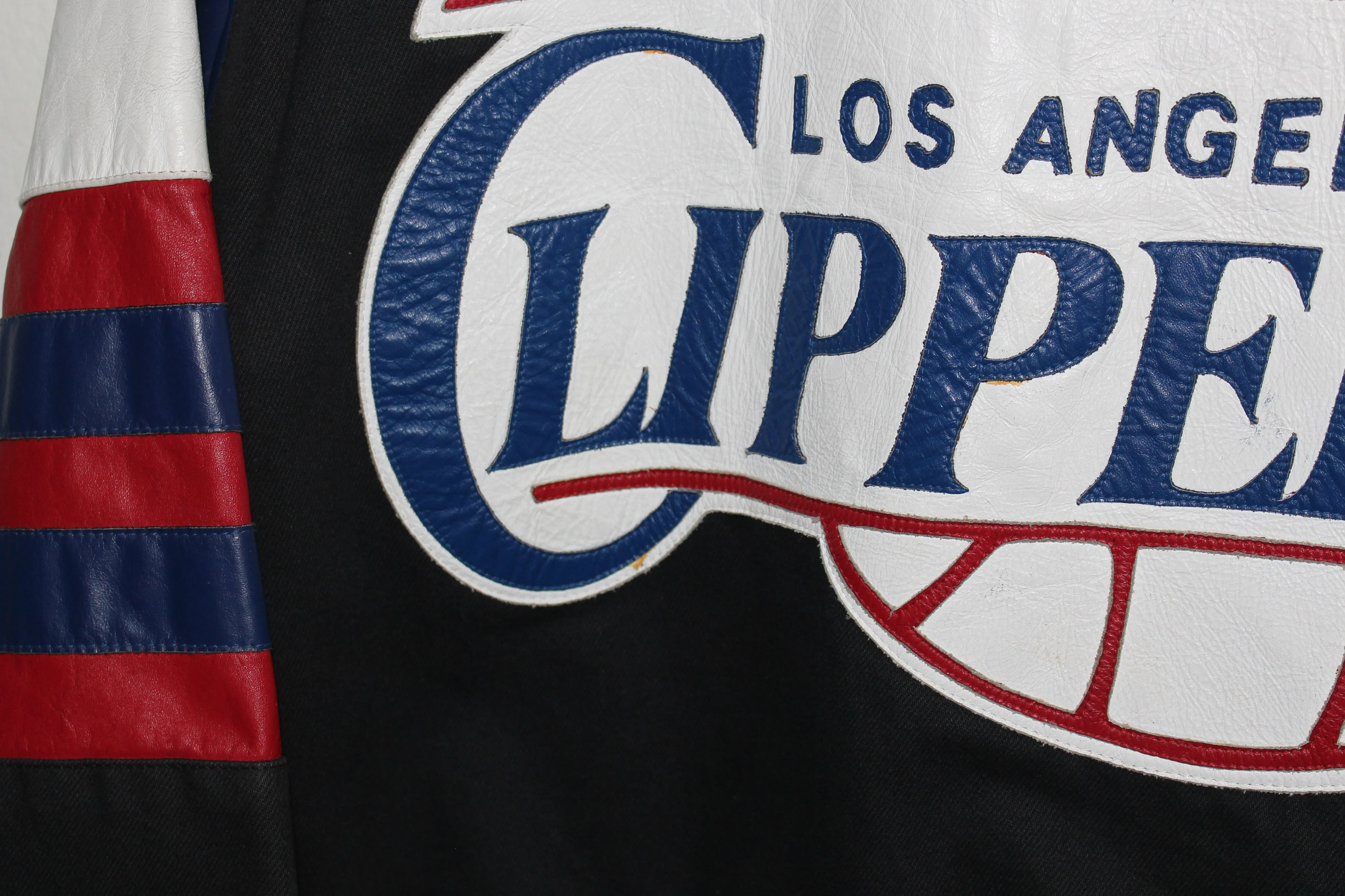 Rare Los Angeles Clippers Jeff Hamilton Leather Jacket (S)