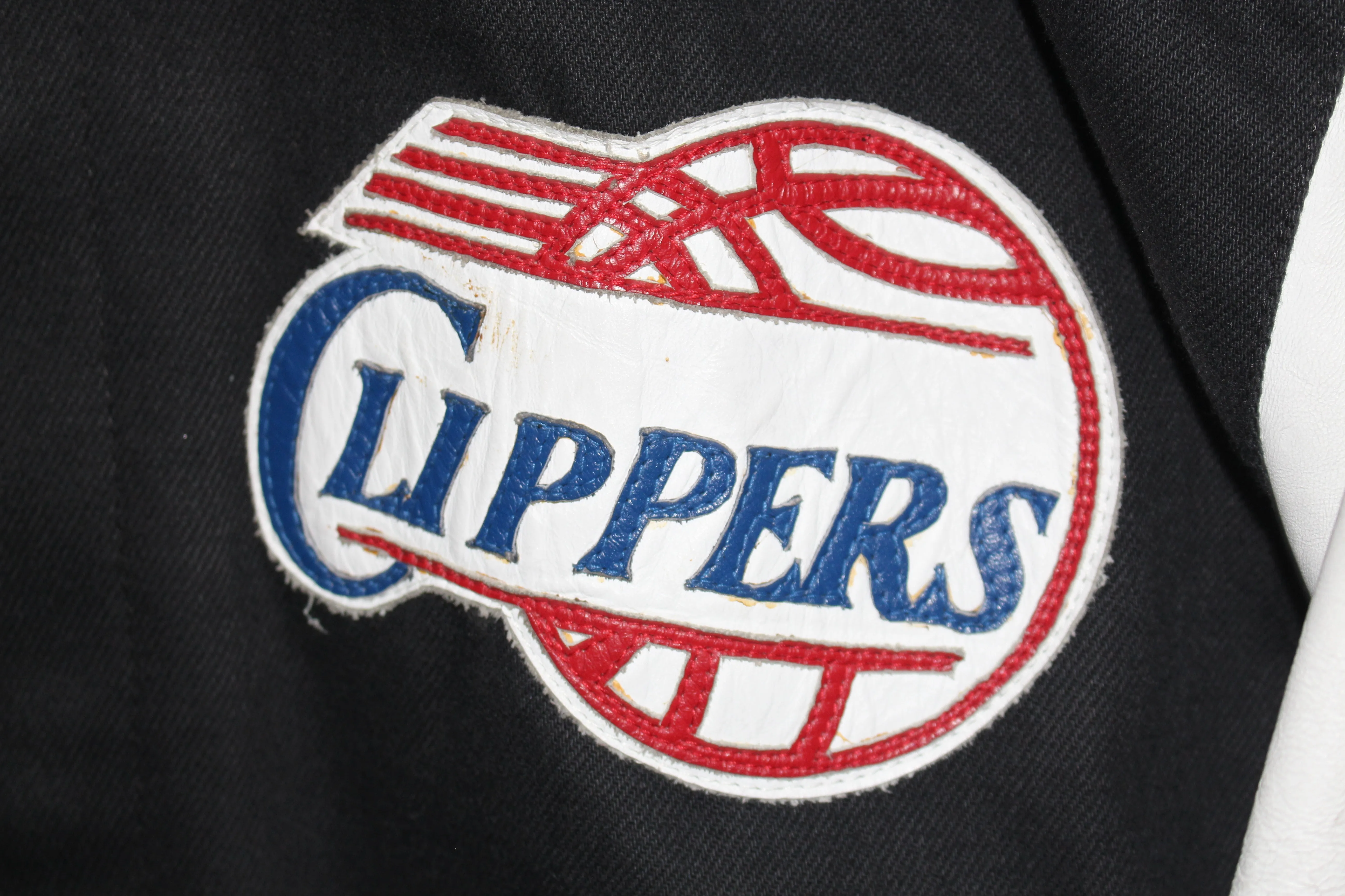 Rare Los Angeles Clippers Jeff Hamilton Leather Jacket (S)