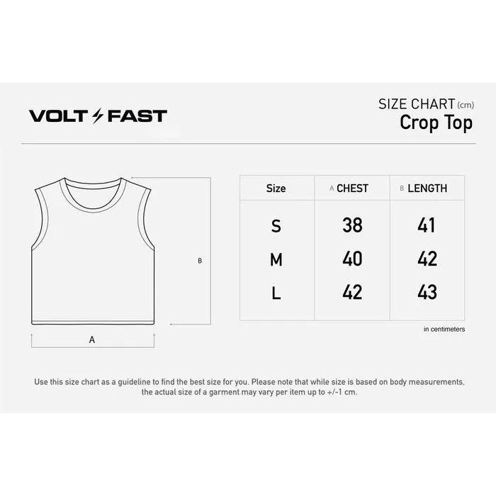 Volt and Fast Women's Bolt Sports Crop Top V2 - Olive